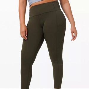 Lulu lemon olive leggings (great condition)